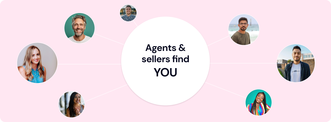 Agents & sellers find you!