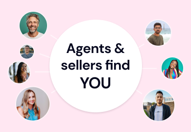 Agents & sellers find you!